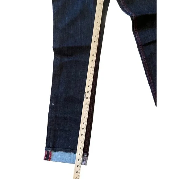 Pepe Straight Leg Jeans Women 30 Black Denim Mid-Rise 5-Pockets Dark Wash Cotton - Picture 5 of 8